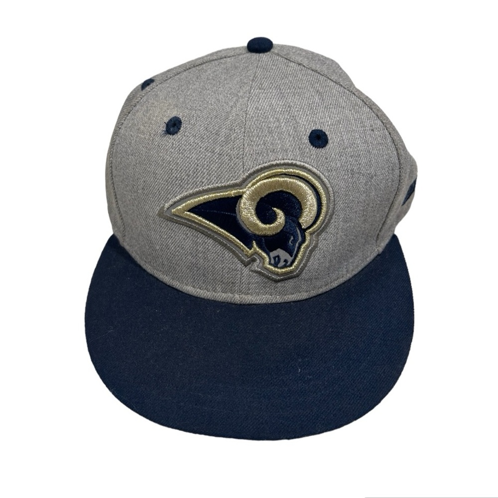 New Era Los Angeles Rams Fitted Hat 7 1/4 59fifty NFL Football LA